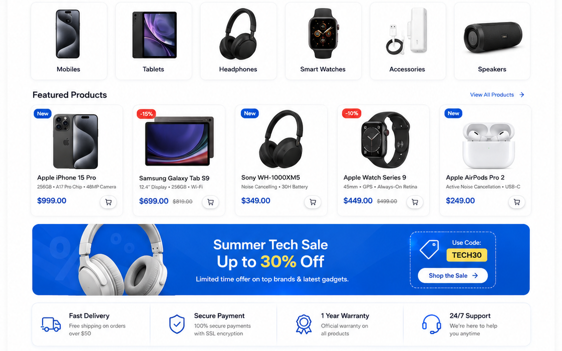 Beerlula Commerce website mockup